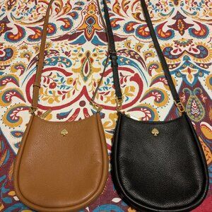 Kate Spade Kayla Crossbody Bags Tan Black